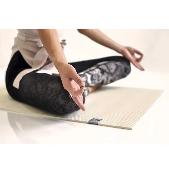 Extra Dicke Yogamatte │ Cremeweiß │ 6mm │ Rutschfest