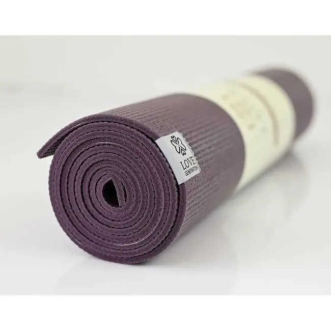 Extra Dikke Yogamat │Aubergine │ 6mm │ Anti Slip
