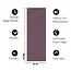 Extra Thick Yoga Mat │Aubergine │ 6mm │ Anti-Slip
