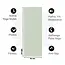 Extra Dikke Yogamat │ Sage Groen │ 6mm │ Anti Slip