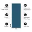 Extra Dikke Yogamat │Donker Blauw │ 6mm │ Anti Slip