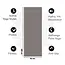 Extra dicke Yogamatte │ Taupe Grau │ 6mm │ Rutschfest