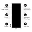 Extra Dikke Yogamat │Zwart │ 6mm │ Anti Slip