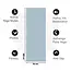 Extra Thick Yoga Mat │Mint Blue │ 6mm │ Anti-Slip