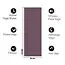 Love Yogamatte │Dunkelviolett │ 4 mm │Anti-Rutsch