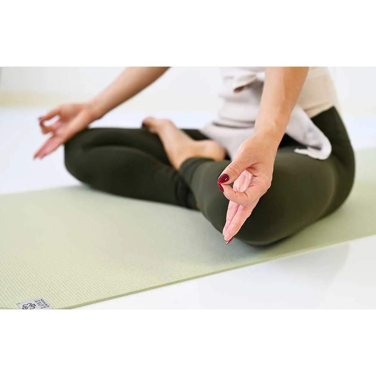 Eco Yogamat │TPE │6mm │Love Generation │Groen - B.V