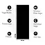 Love Yogamat │Zwart │ 4 mm │ Anti Slip