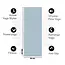 Love Yoga Mat │Mint Blue│ 4 mm │ Anti-Slip
