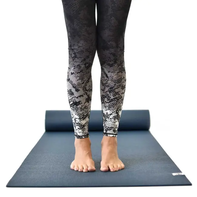 Extra Lange Yogamat │200 cm│ Donkerblauw │ Anti Slip