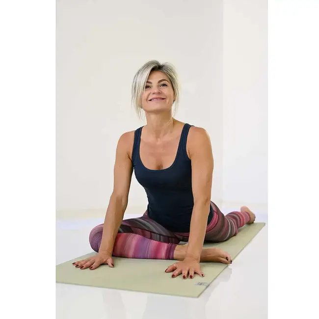 Extra Lange Yogamat │200 cm│ Sage Groen │ Anti Slip