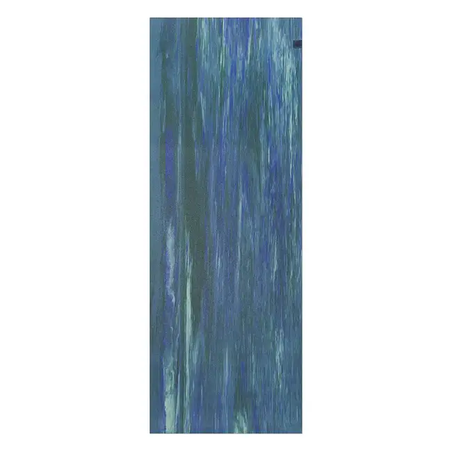 eKO SuperLite Travel Yogamat - 1.5mm - Blue Toad Marbled