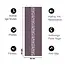 Floral Flow Yoga Mat │ Extra Thick │ Dark Purple