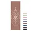 Sacred Yogamat │Extra Dik │ Earth met Zandkleurige Print