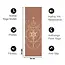 Sacred Yogamat │Extra Dik │ Earth met Zandkleurige Print