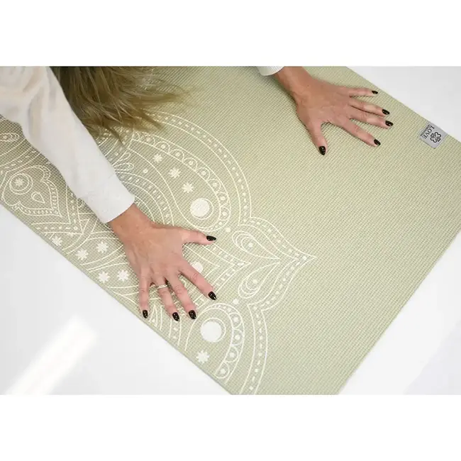 Mystical Yogamat │Extra Dik│ Anti Slip │ Sage Groen