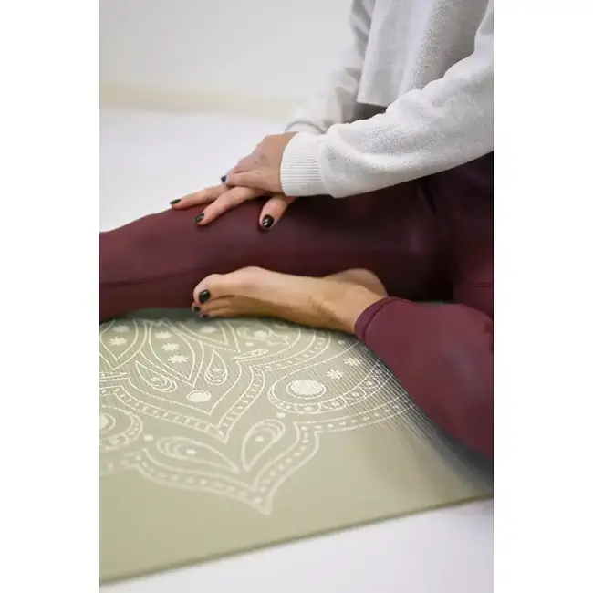 Mystical Yogamat │Extra Dik│ Anti Slip │ Sage Groen