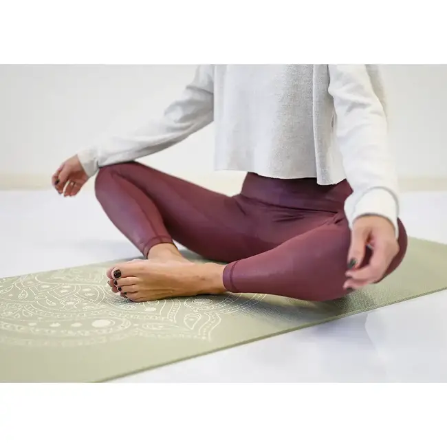Mystical Yogamat │Extra Dik│ Anti Slip │ Sage Groen