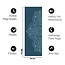 Mystical Yoga Mat │Extra Thick│ Anti-Slip │ Dark Blue