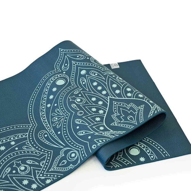 Mystical Yoga Mat │Extra Thick│ Anti-Slip │ Dark Blue