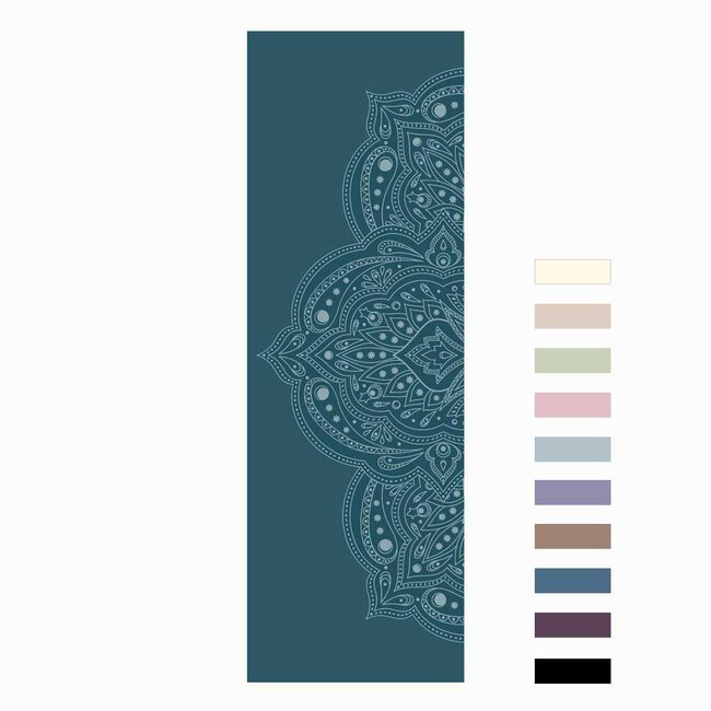Mystical Yoga Mat │Extra Thick│ Anti-Slip │ Dark Blue