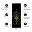 Sacred Yoga Mat │Extra Thick │Black with Gold Print