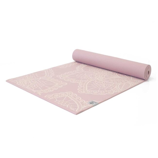 Lotus Yoga Mat │Extra Thick │Blush Pink