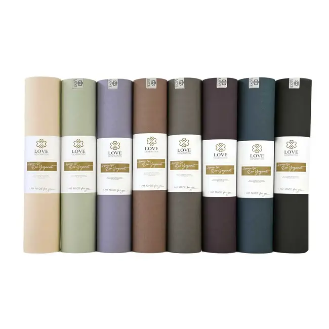 Eco Yoga Mat │ Superior TPE │Extra Thick │Glorious Grey