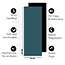 Eco Yoga Mat │ Superior TPE │ Extra Thick │ Brilliant Blue