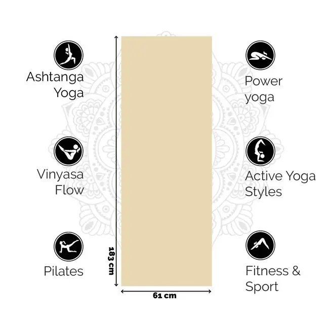 Premium Yogamat │6mm │ Sacred Sand