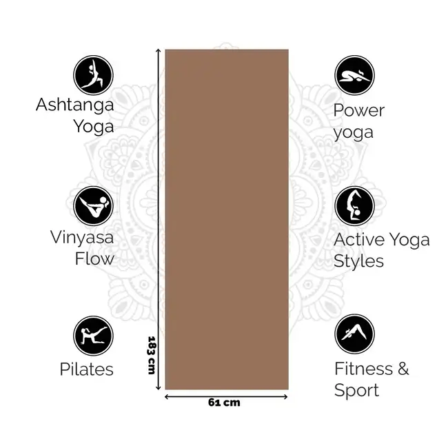 Premium Yogamat │6mm │Excellent Earth