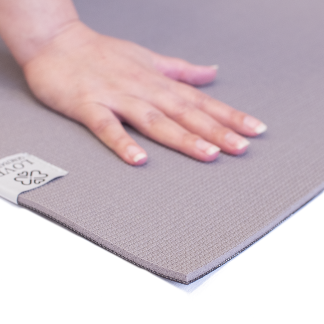 Premium Yogamatte - PRO - Grau - Love Generation - Yogashop