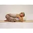 Rundes Yoga Bolster | Weiß | Baumwolle | 61cm lang