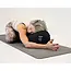Rundes Yoga Bolster | Schwarz | Baumwolle | 61cm lang