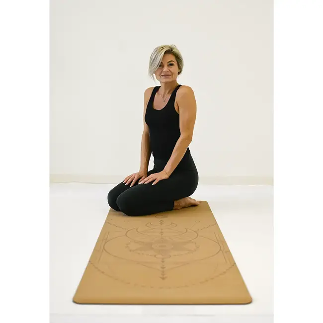 Eco Kurk Yogamat │Sacred │ 4mm │ Anti Slip