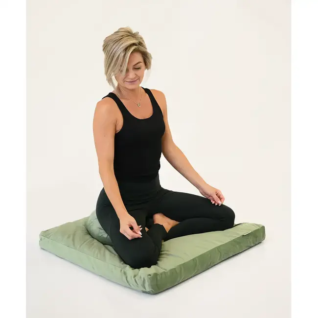 Meditationsmatte │ Zabuton │ Samt │ Serene Sage