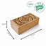 Eco Yoga Block | Cork  | Made in EU | Black Mandala Print