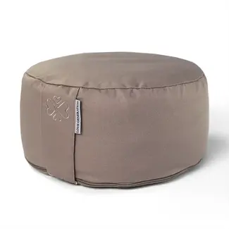 Love Generation Meditation cushion │ Round │ Taupe