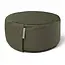 Meditation Cushion │ Round │ Cotton & Buckwheat Filling │ Dark Green
