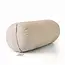 Rundes Yoga Bolster | Sand | Baumwolle | 61cm lang