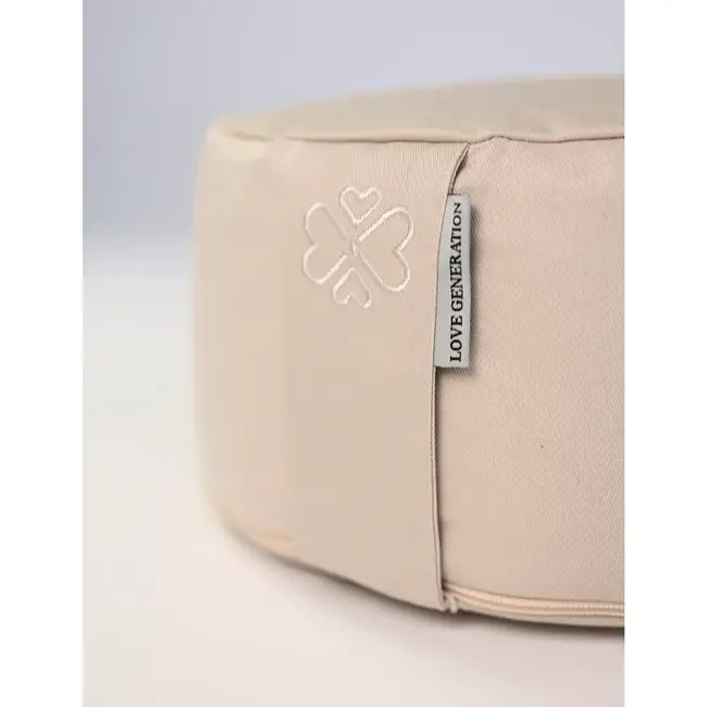 Meditation cushion │Round │ Cotton & Buckwheat filling │ Sand