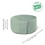 Meditation Cushion │Round │ Cotton & Buckwheat Filling │ Sage Green