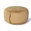 Meditation Cushion │ Round │ Velvet │ Mandala │ Light Gold