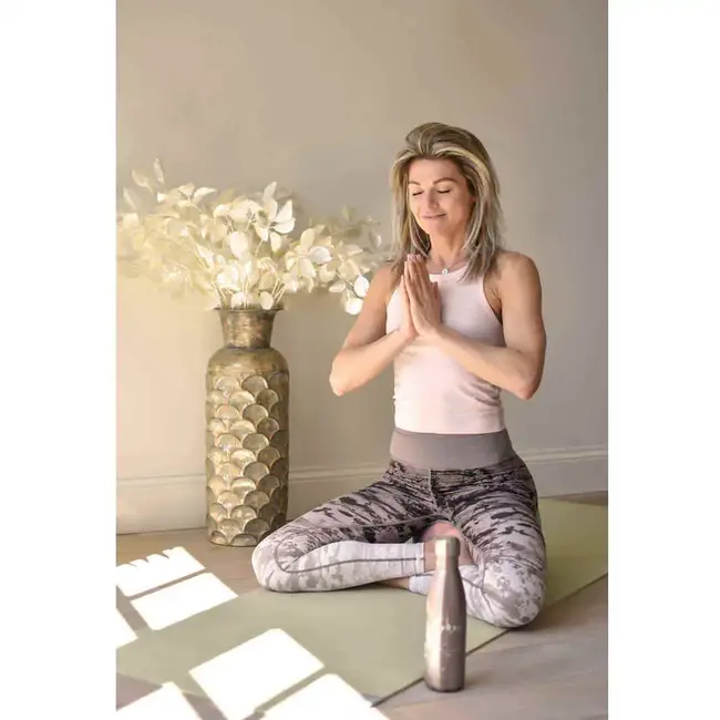 Meditationskissen │ Rund │ Baumwolle & Buchweizenfüllung │ Rosa