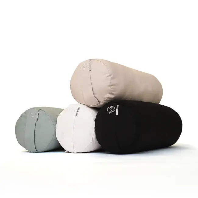 Ronde Yogabolster | Sage | Katoen | 61cm lang
