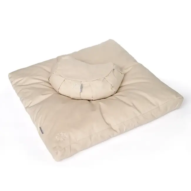 Meditation mat │ Zabuton │ 100% Cotton │ Sand