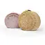 Meditation Cushion │ Round │ Velvet │ Mandala │ Light Gold