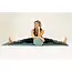 Ronde Yogabolster | Sage | Katoen | 61cm lang