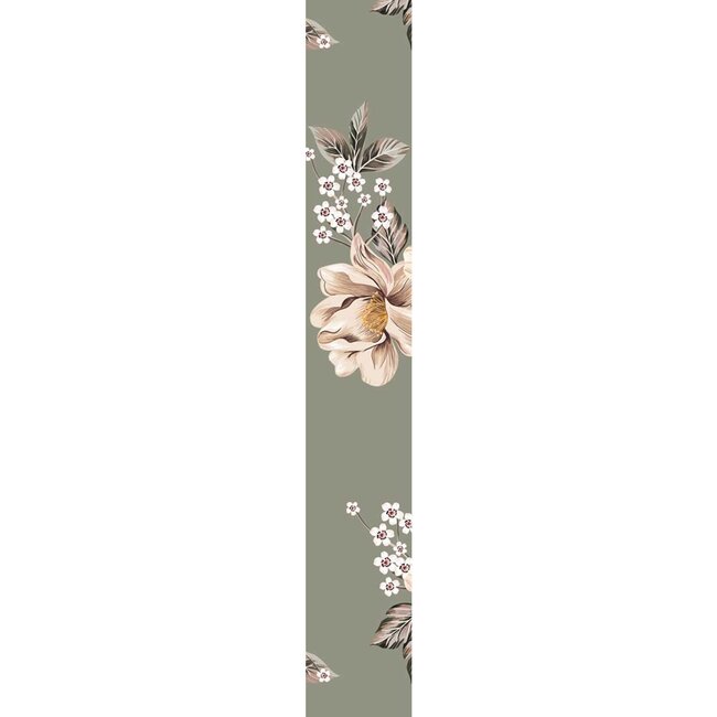 Vollfarbige Yoga Gürtel -  Vintage Flowers