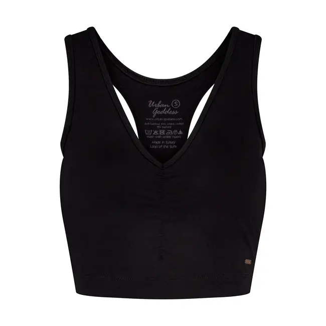 Anjea │Eco Yoga Sports Bra │ Onyx Black