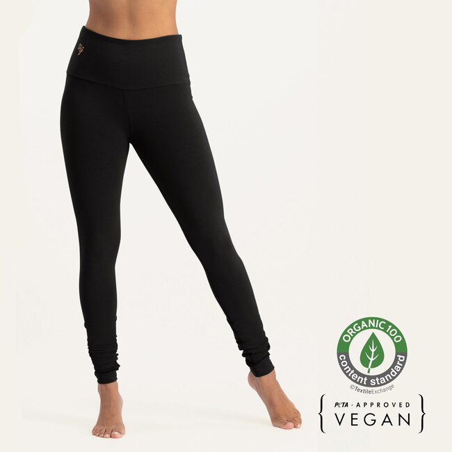 Satya │Öko-Yoga-Leggings│Onyx schwarz